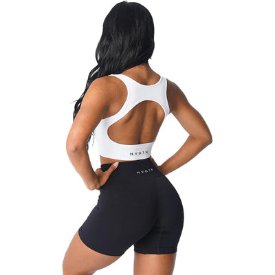 Eclipse Seamless Bra Spandex Top Woman Fitness Elastic Breathable Breast Enhancement Leisure Sports Underwear